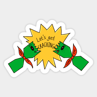 Christmas Cracker Sticker